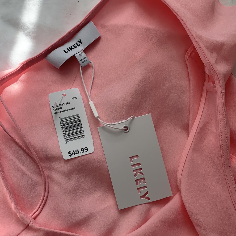 Likely Pink One Shoulder Ruffle Top - Picture 2 of 3